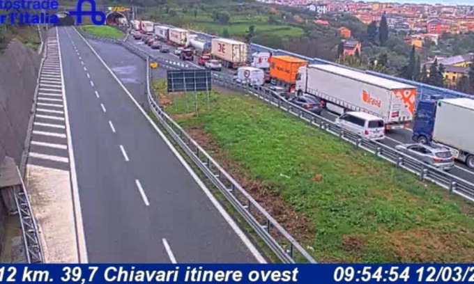 Incidente con tamponamento a catena Rapallo – Chiavari , nessun ferito.