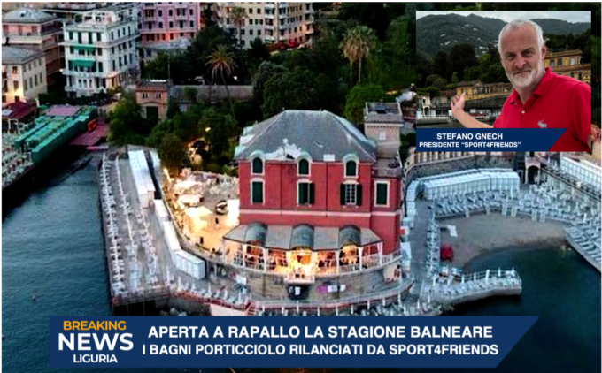 Bagni Porticciolo di Rapallo, aperta la stagione con la nuova gestione di “Sport4Friends”
