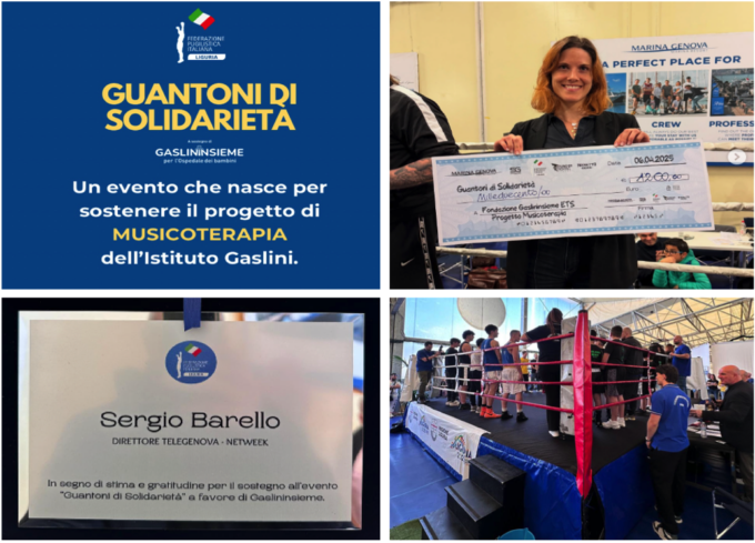 “Guantoni di solidarietà”, raccolti fondi per “Gaslininsieme”