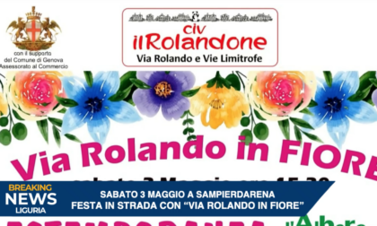 Sabato 3 maggio gran festa a Sampierdarena con "Via Rolando in Fiore"