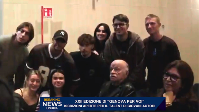 Torna “Genova per Voi”, il talent per giovani Autori.