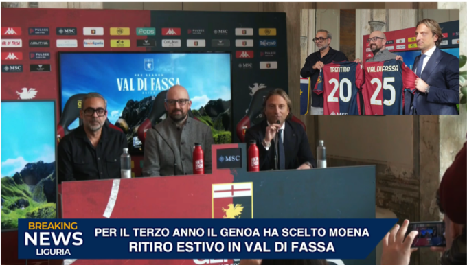Il Genoa in estate tornerà in ritiro in Val di Fassa.