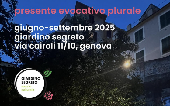 Ecco “Presente Evocativo Plurale”, quarta edizione di “Teatro in Giardino”.