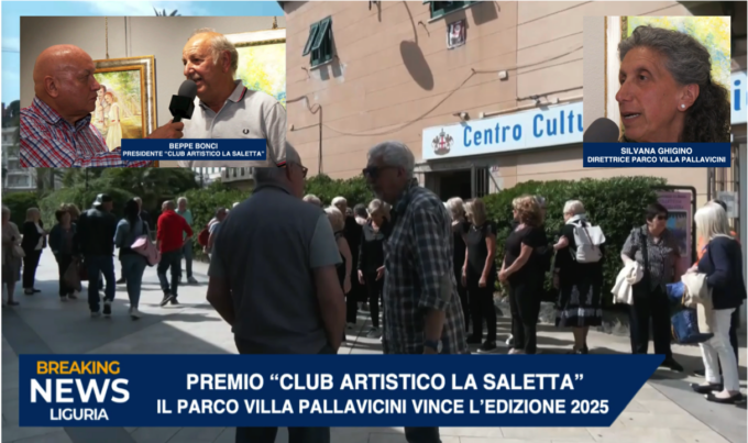 Il Premio “Club Artistico La Saletta 2025” assegnato al Parco di Villa Pallavicini.