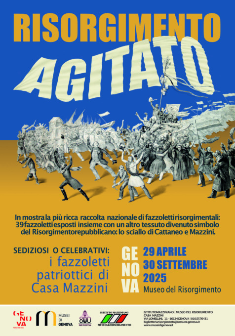 Genova, alla Casa di Mazzini aperta la mostra “Risorgimento Agitato”