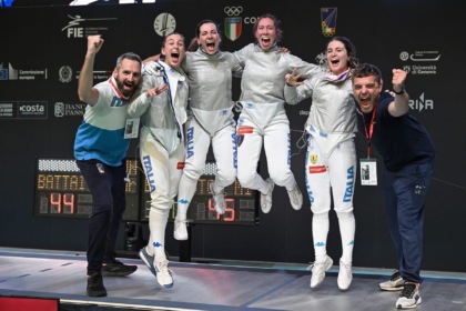EUROPEI DI SCHERMA / Italia, due bronzi di felicità: podio per la Spada Maschile e la Sciabola Femminile