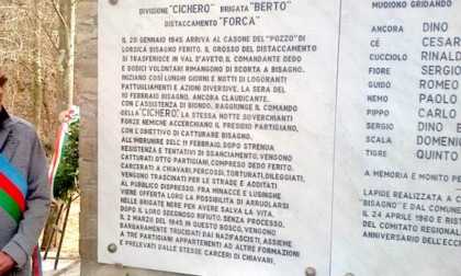 Cerimonia commemorativa in ricordo di 7 Partigiani trucidati dai nazifascisti