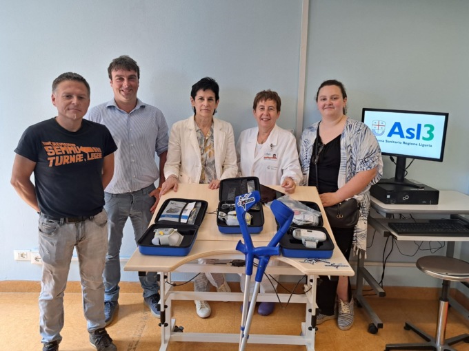 SANITA’ / “Crevari Invade” dona all’Ospedale La Colletta di Arenzano dispositivi intelligenti per la riabilitazione.