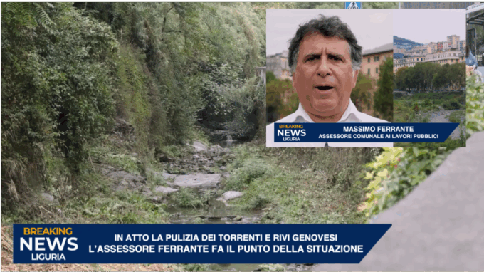 In atto la pulizia dei torrenti e dei rivi genovesi