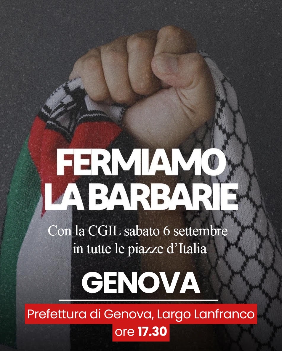 “Fermiamo la barbarie”, presidio davanti alla Prefettura di Genova