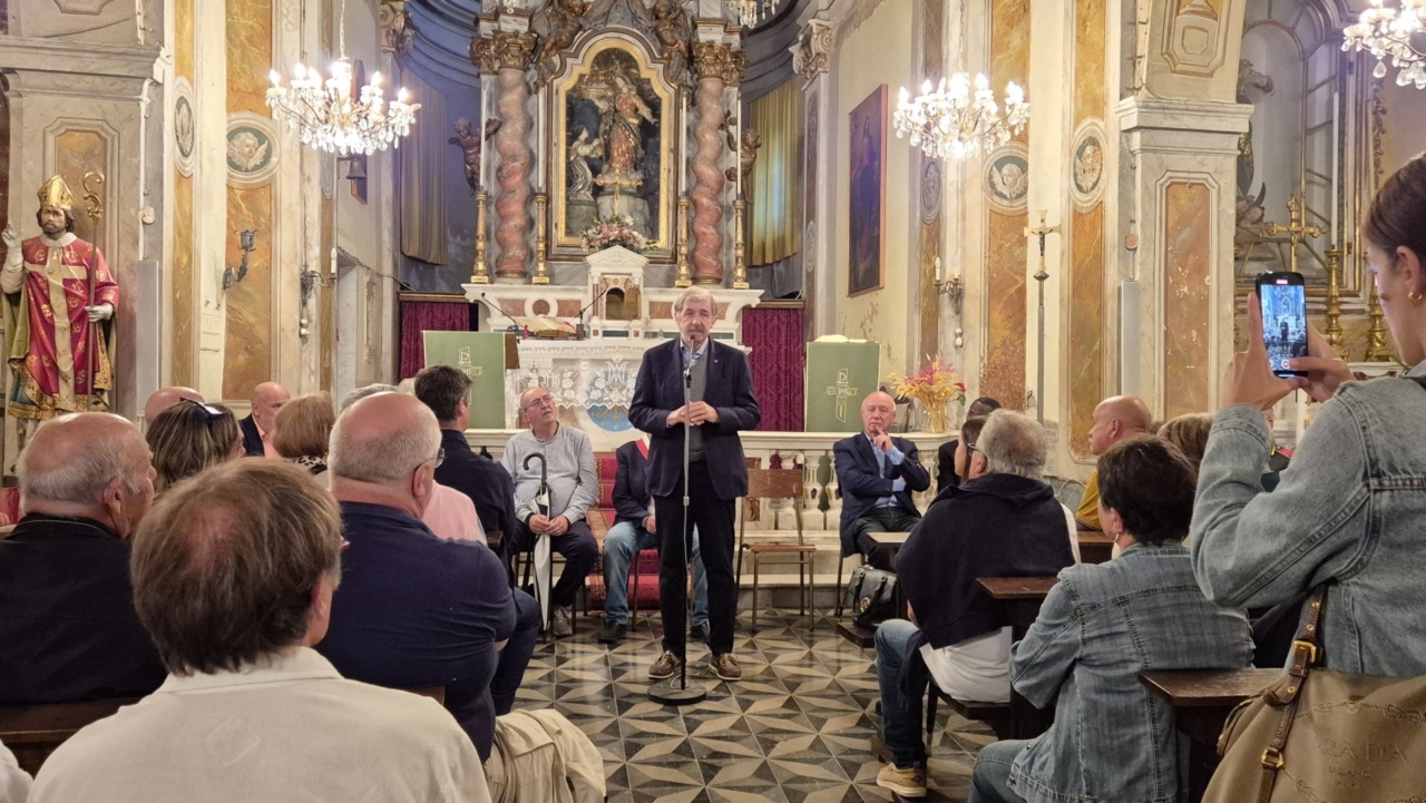 Sociale ed entroterra, presidente Bucci a inaugurazione borgo di Velva dopo riqualificazione