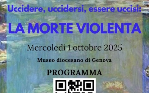 A Genova, domani, mercoledì 1° ottobre, “Uccidere, uccidersi ed essere uccisi: la morte violenta”. Al Museo Diocesano docenti universitari, giudici, avvocati si interrogano sul tema