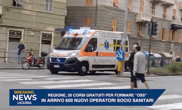 In arrivo in Liguria 600 nuovi OSS (Operatori Socio Sanitari)
