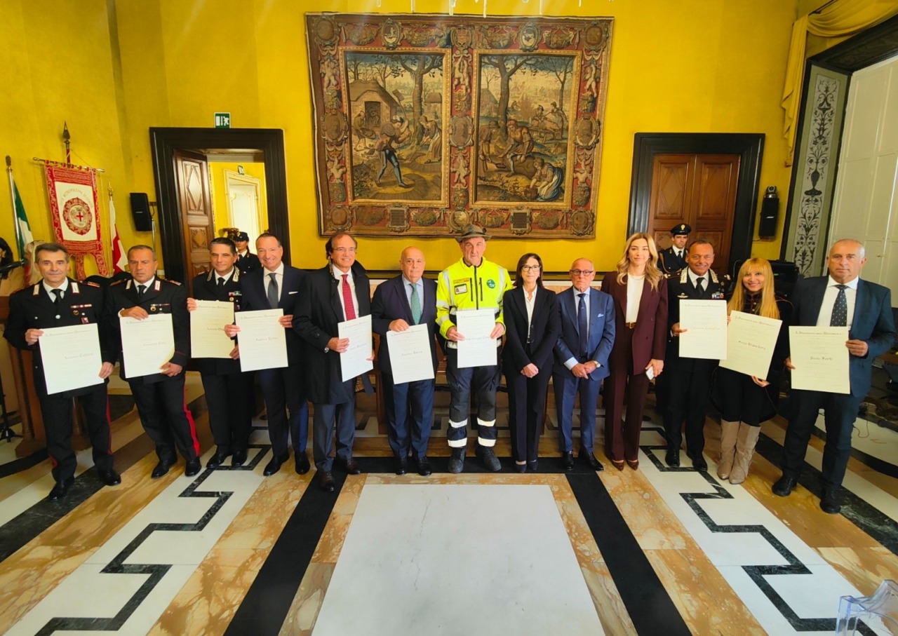 Consegna Onorificenze “Al Merito della Repubblica Italiana”.