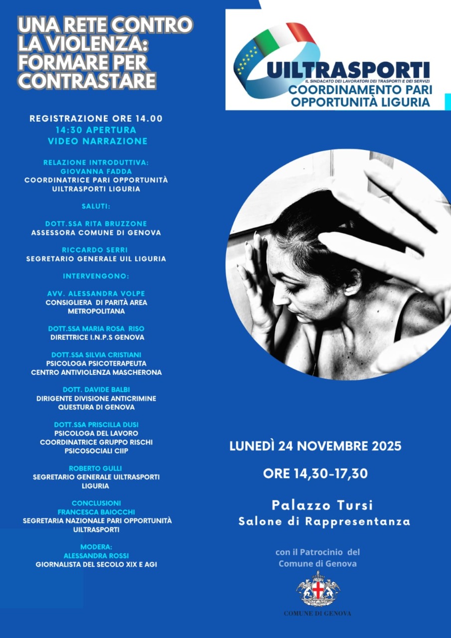 Giornata contro la violenza sulle donne, le iniziative della Uil