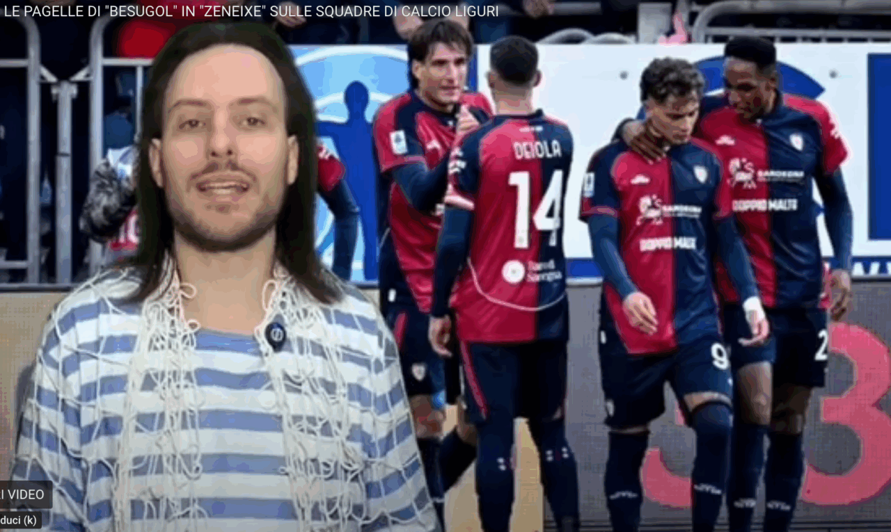 “Besugòl”, le pagelle in dialetto genovese delle gare di Genoa, Sampdoria, Entella e Spezia.