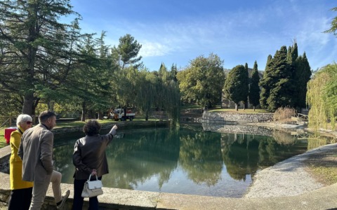 Inaugurato a Lucinasco il laghetto per prevenire gli incendi