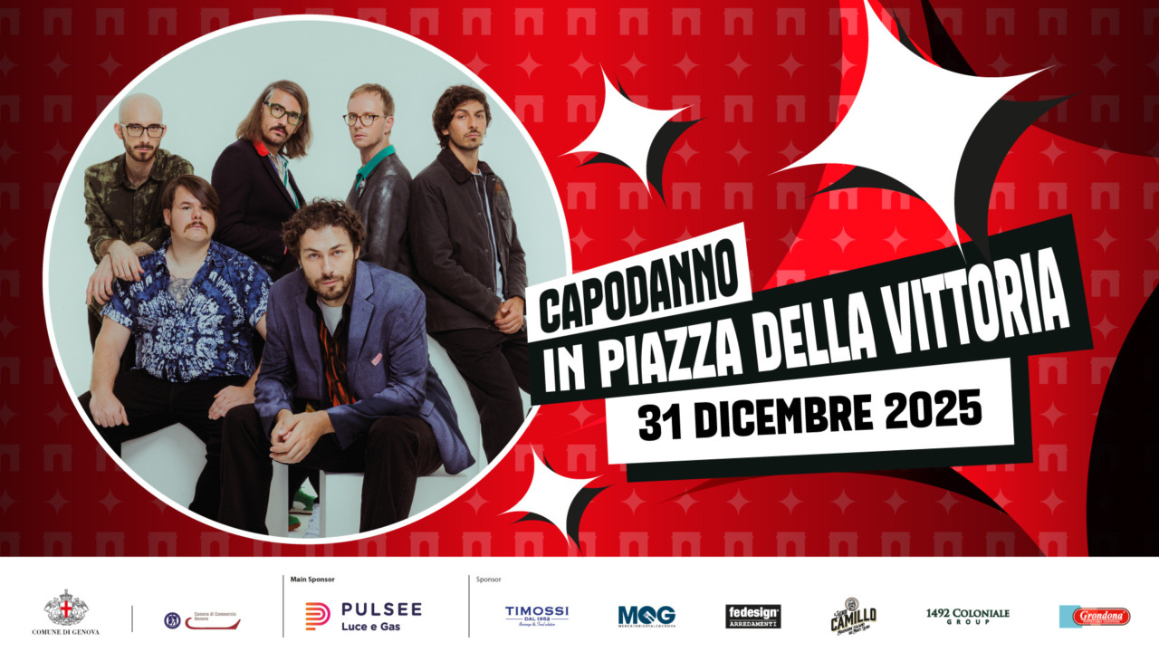 Genova accende piazza della Vittoria con i Pinguini Tattici Nucleari