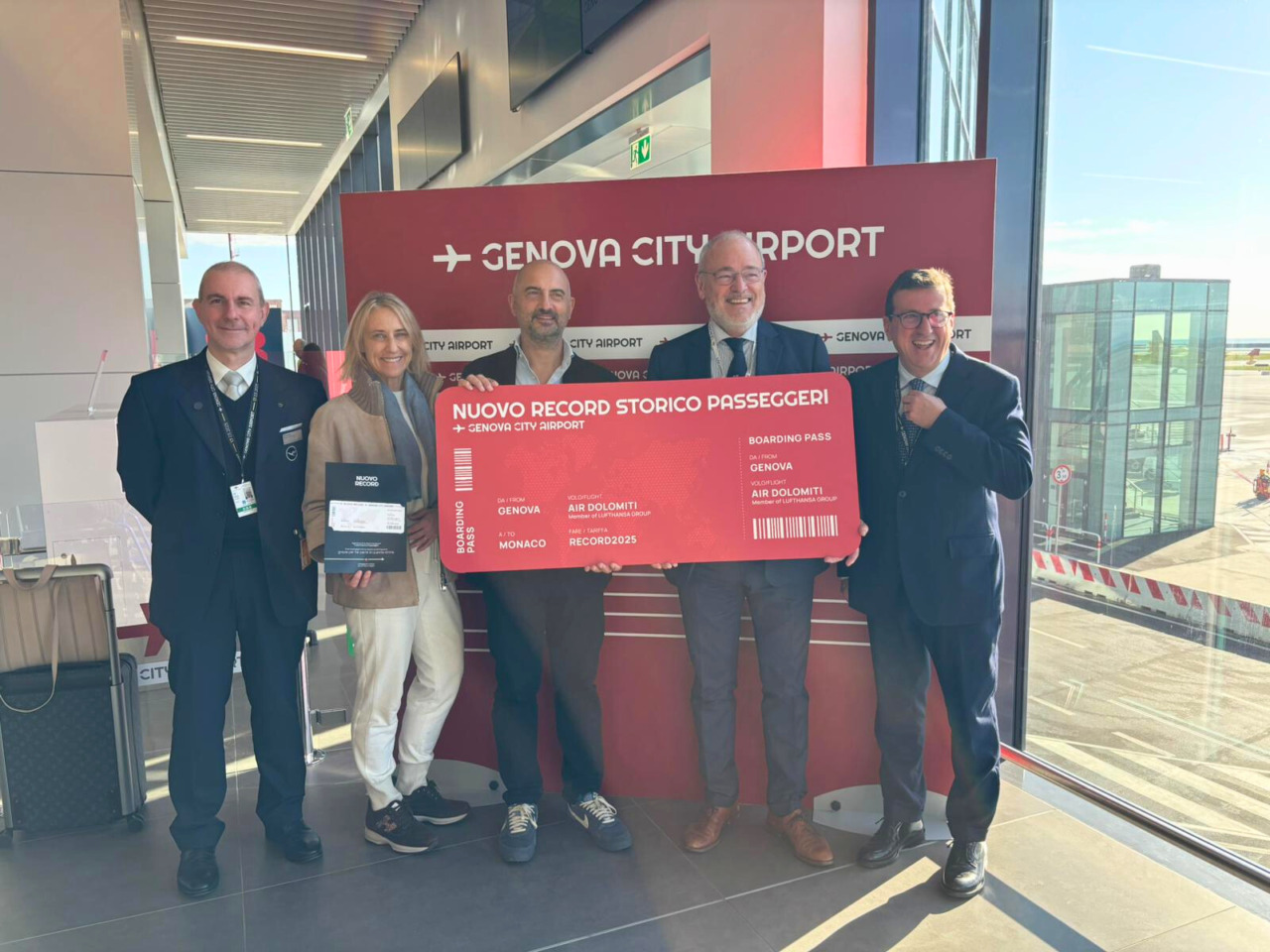 Nuovo record storico per l’aeroporto di Genova