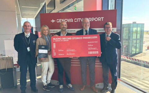 Nuovo record storico per l’aeroporto di Genova