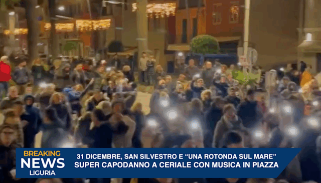 31 dicembre, Super San Silvestro a Ceriale con musica ed animazione