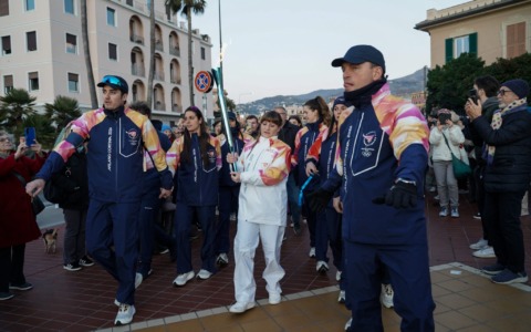 La Fiamma Olimpica illumina Genova