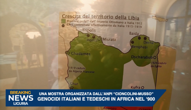 Importante e cruda mostra sul tema ”Genocidi italiani e tedeschi in Africa nel secolo scorso”.