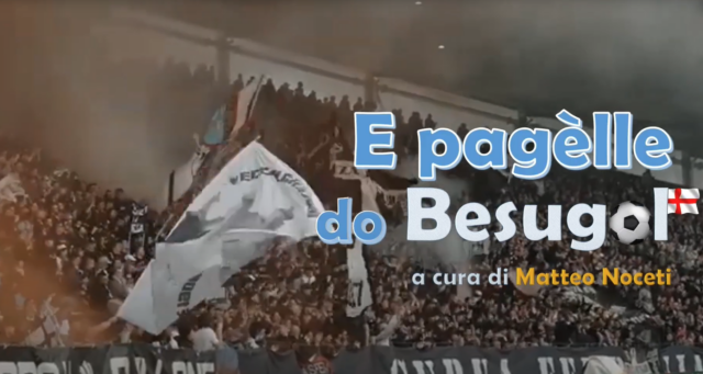 “Besugol”: un bel 9 al Genoa con il Bologna, 6 per la Sampdoria a Catanzaro.  Spezia un buon 6,5 e insufficiente l’Entella (5,5)