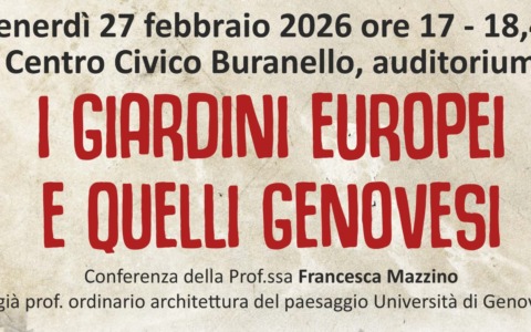 I “Cercamemoria” della Biblioteca F.Gallino di San Pier d’Arena presentano la conferenza “I Giardini europei e quelli genovesi”.