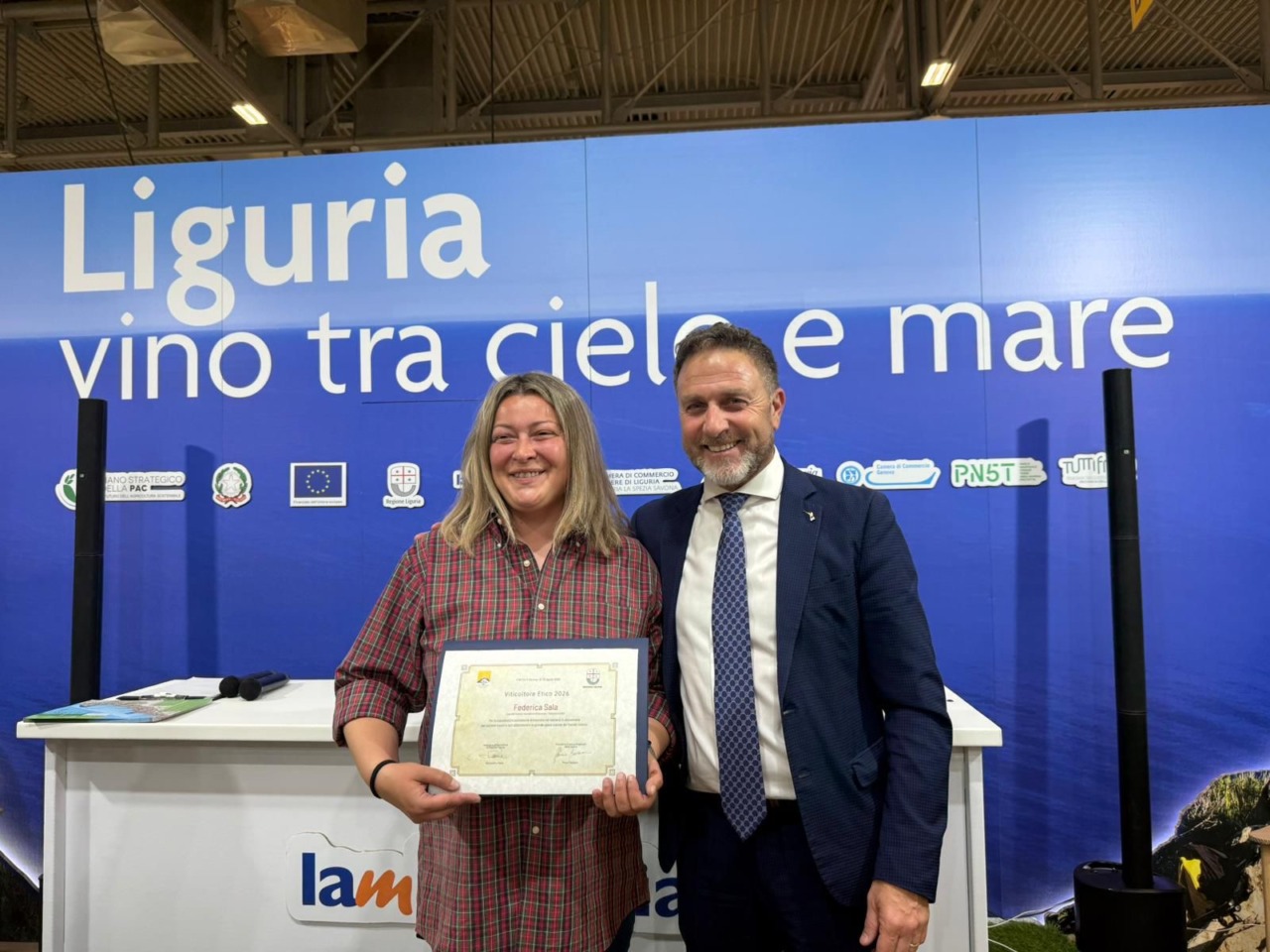 Doppio premio per la Liguria a Vinitaly 2026