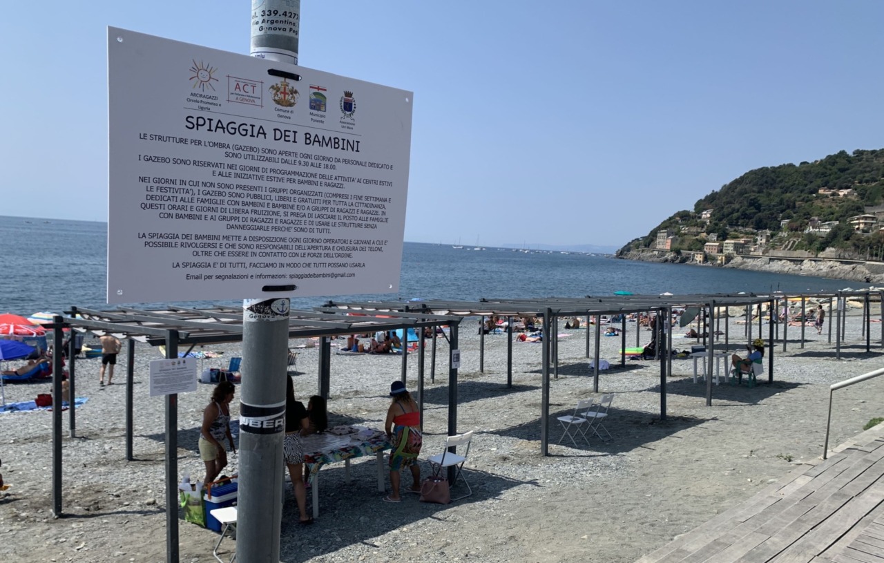 E’ stata inaugurata a Voltri la “Spiaggia dei Bambini”, un vero modello di inclusione ed accessibilità.